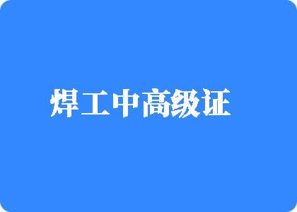 日中国女人屁眼黄色网站焊工中高级证