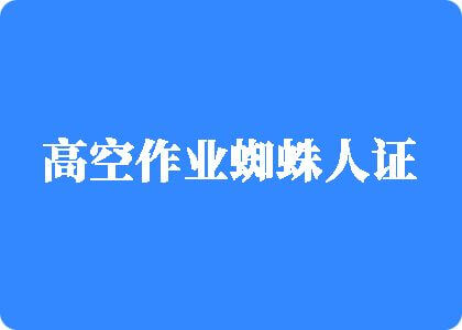 男生鸡鸡伸入女生逼里视频高空作业蜘蛛人证